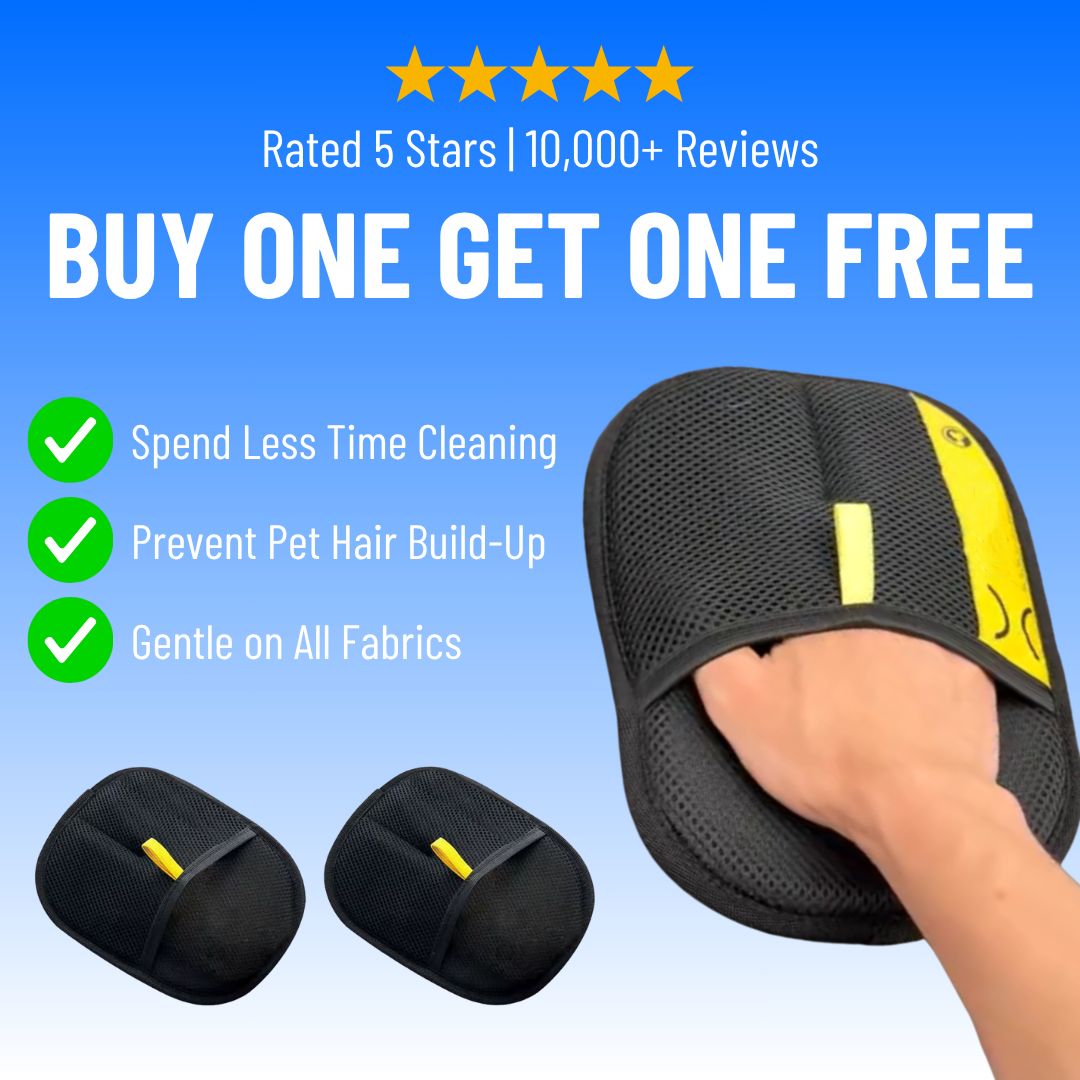 Buy 1 Get 1 Free Aquasunt™ Electrostatic Pet Hair Removal Grooming Gloves