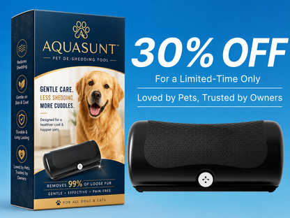AQUASUNT™ Pet De-Shedding Tool