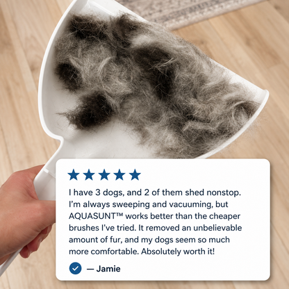 AQUASUNT™ Pet De-Shedding Tool