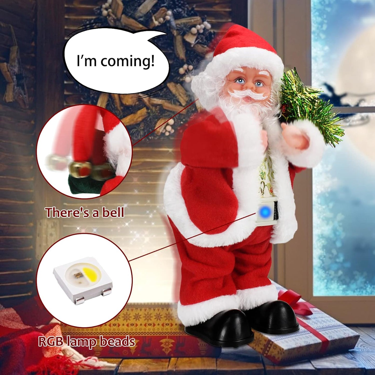 ( 🎉Early Christmas Promotion-60% OFF🎄 )🎅🏻Creative electric Santa Claus