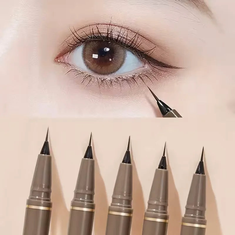 Slim eyeliner is waterproof, sweat-proof, long-lasting and non-smudged