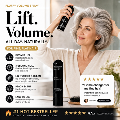 💁Last Day 60% OFF✨Fluffy Hair Shaping Spray, Long Lasting Peach Scent Volumizing Hair Mist for All-Day Hold