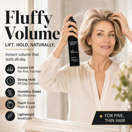 💁Last Day 60% OFF✨Fluffy Hair Shaping Spray, Long Lasting Peach Scent Volumizing Hair Mist for All-Day Hold