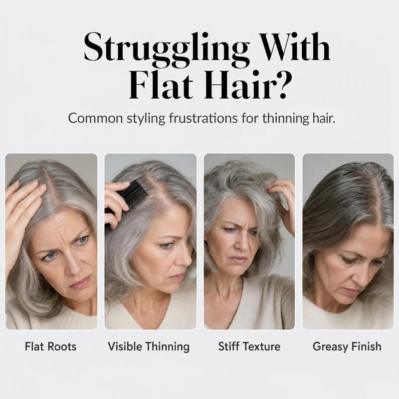 💁Last Day 60% OFF✨Fluffy Hair Shaping Spray, Long Lasting Peach Scent Volumizing Hair Mist for All-Day Hold