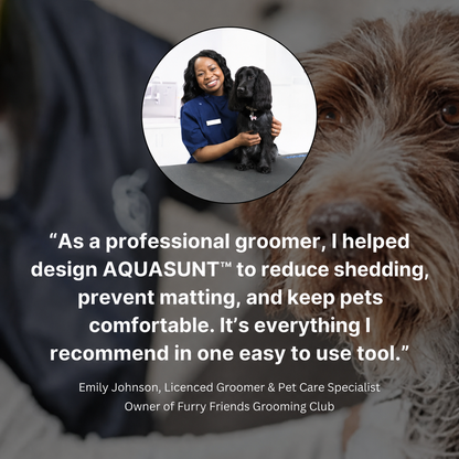 AQUASUNT™ Pet De-Shedding Tool